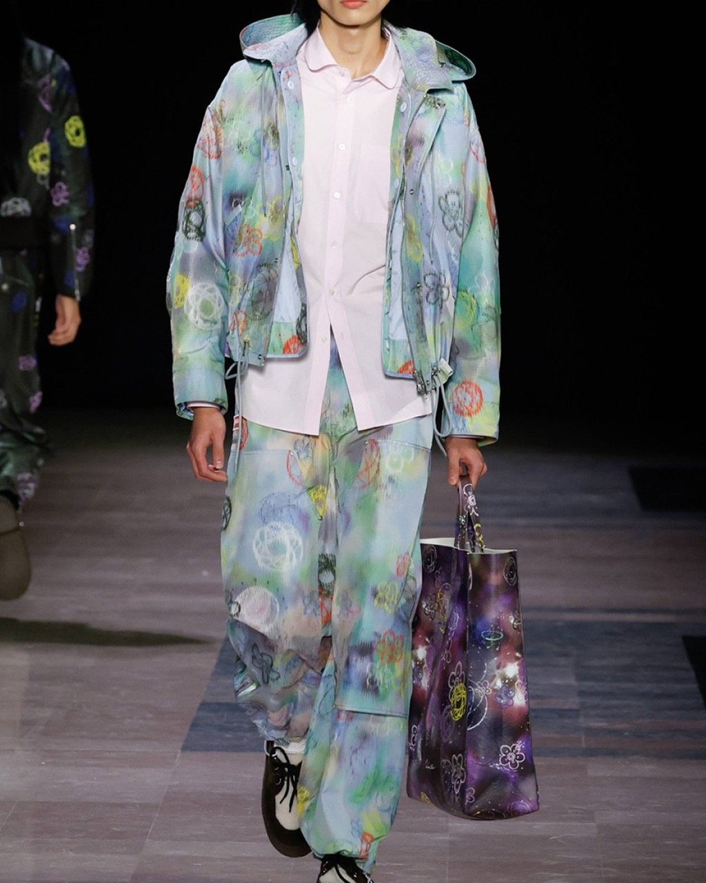 Logo-mania became print-mania on the runway at FW25