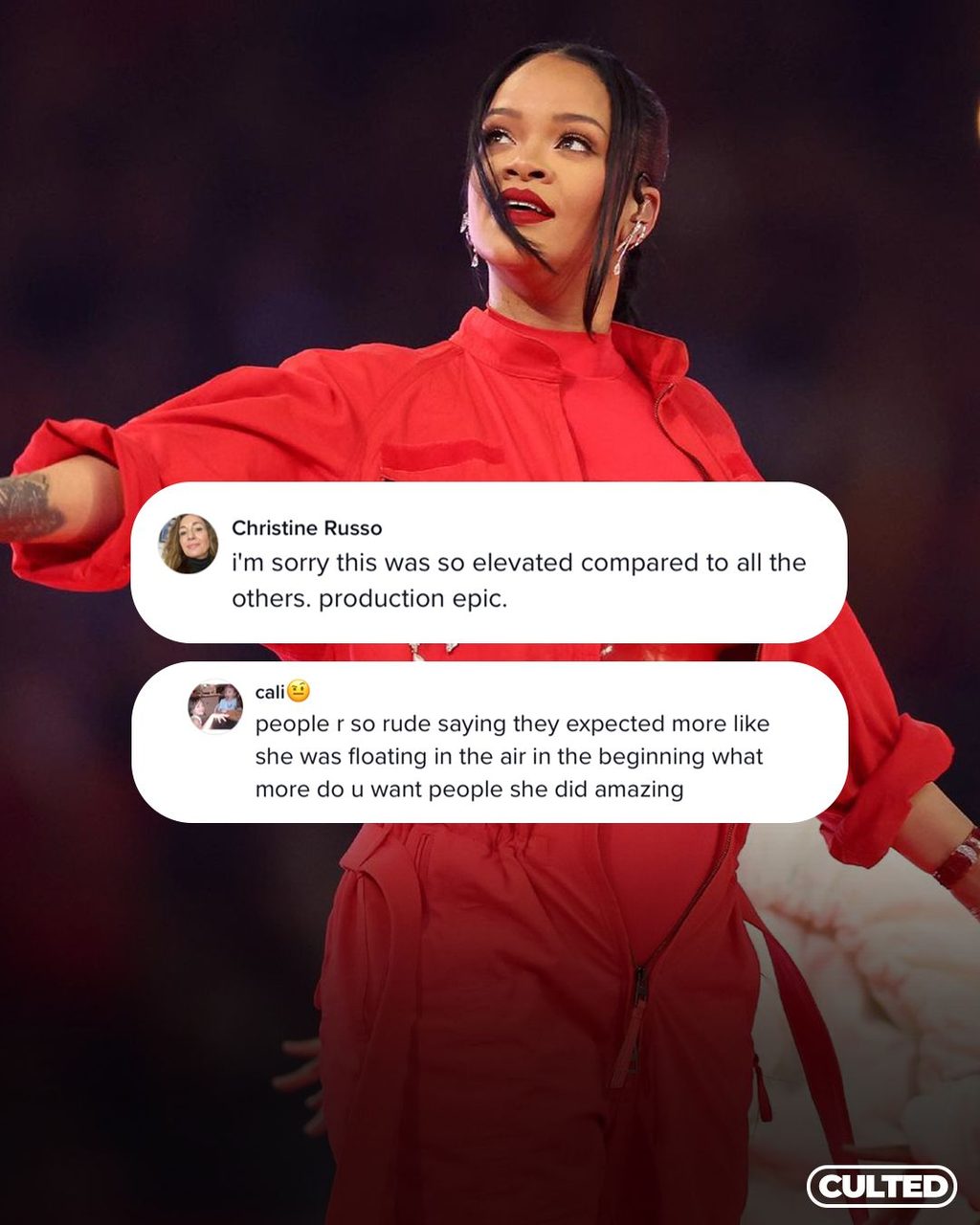 CULTED COMMUNITY TALKS: RIHANNA’S HALFTIME SUPER BOWL PERFORMANCE - THE BEST OF ALL TIME?