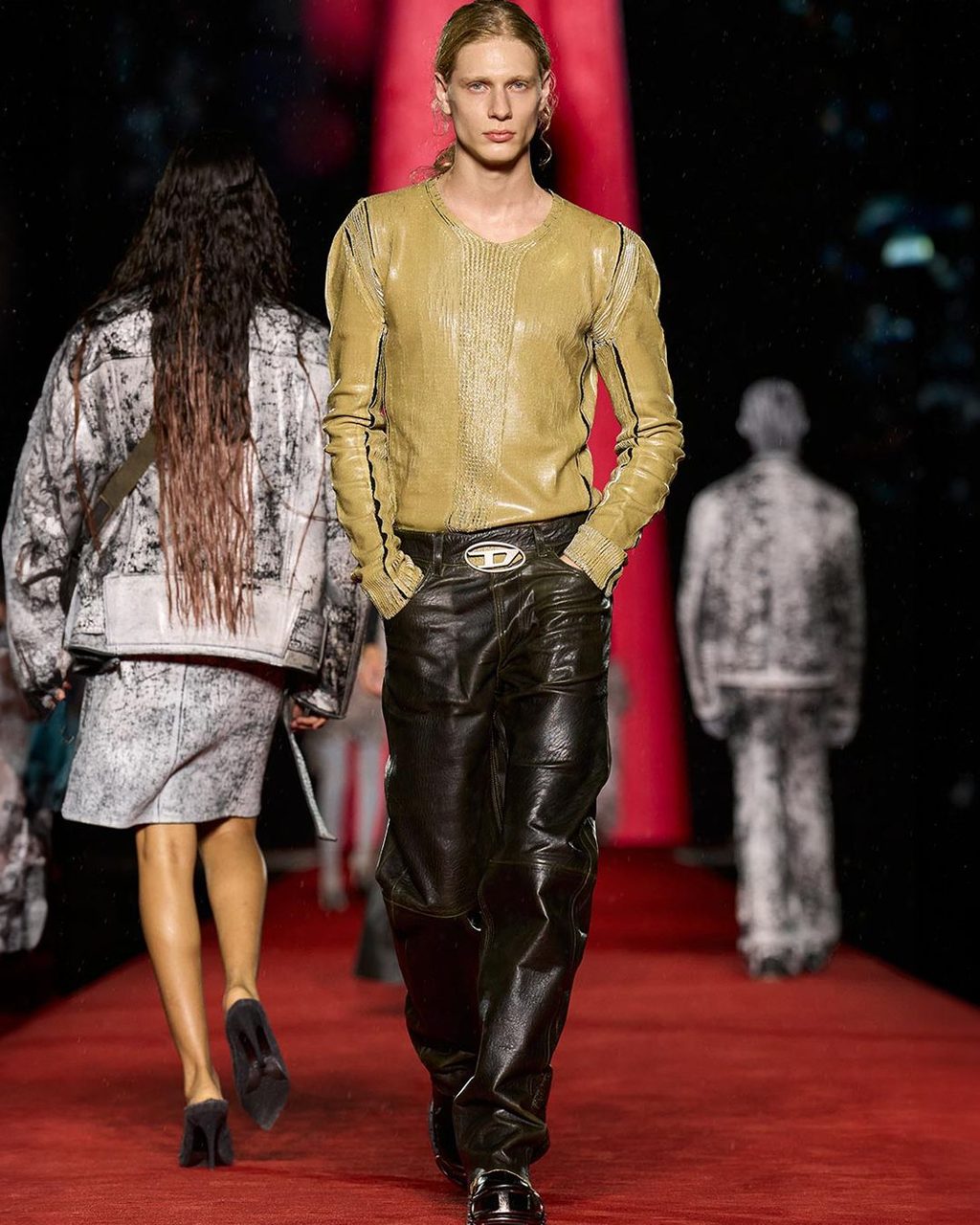 Glenn Martens’ Diesel SS24 show rewrote the runway rulebook