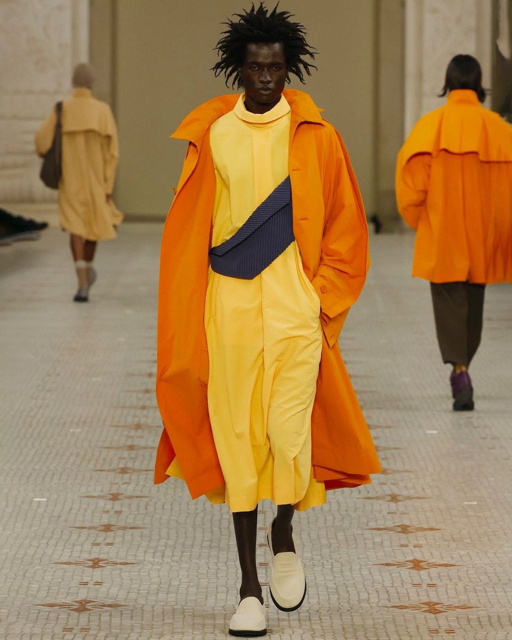 Issey Miyake's SS24 show was clean as hell