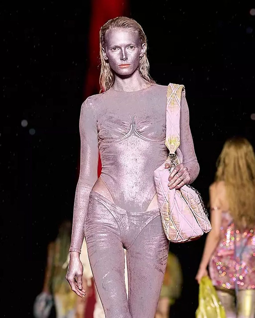 From stiff wigs to tear-streaked cheeks, here’s the best beauty from SS24