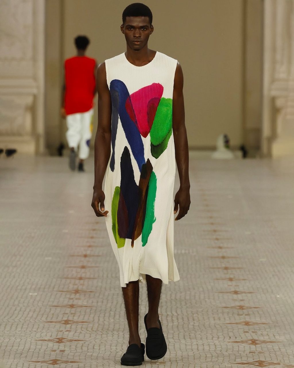 Issey Miyake's SS24 show was clean as hell