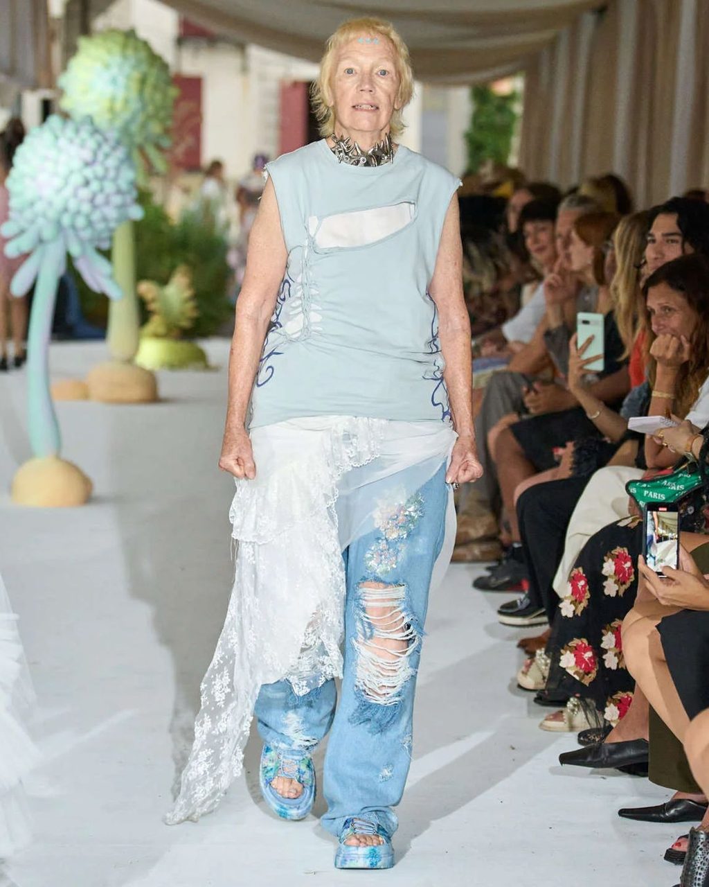 Collina Strada SS24 combined fragility and fearlessness