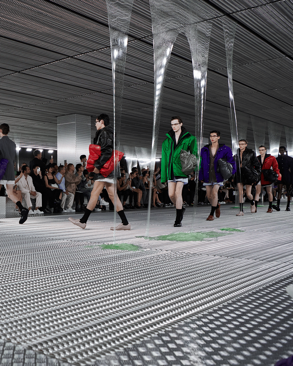 PRADA MEN’S SS24 SAID: GREEN SLIME, BUT MAKE IT FASHION