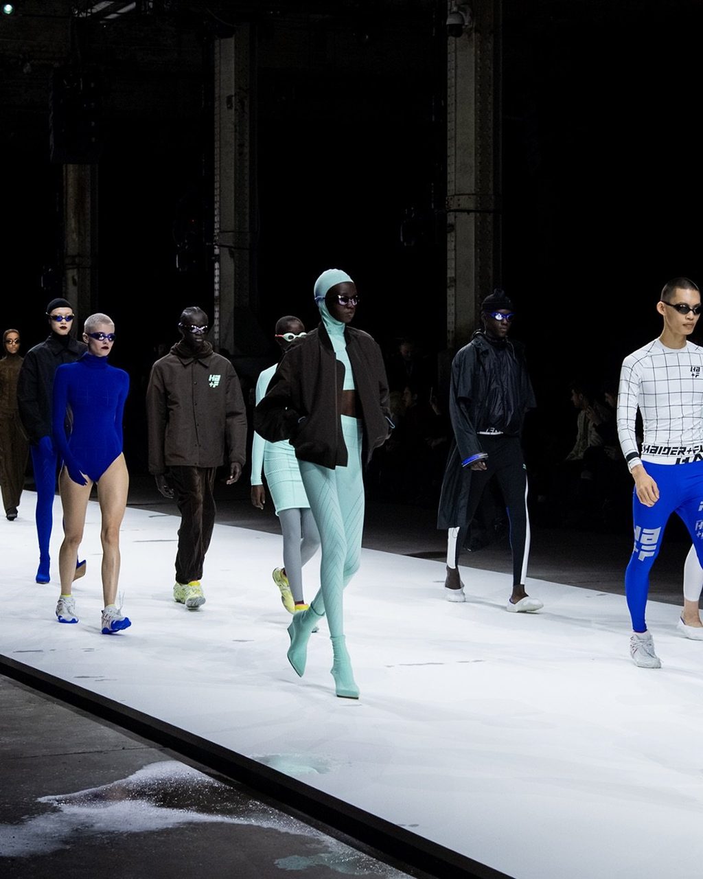 INDUSTRIALISM, RAVE AND SPORTS ALL COMBINED FOR HAIDER ACKERMANN X FILA