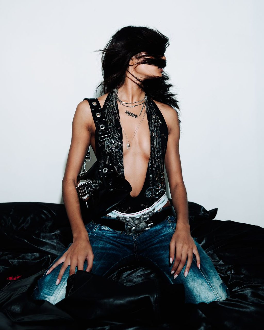 Buckle up and strap on with the Dsquared2 Gothic Belt Bag