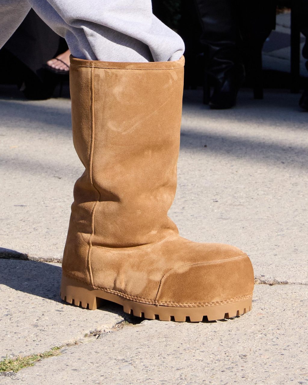 Balenciaga Fall 24: Erewhon coffee cups, prosthetic duck lips, haute leggings & more key pieces