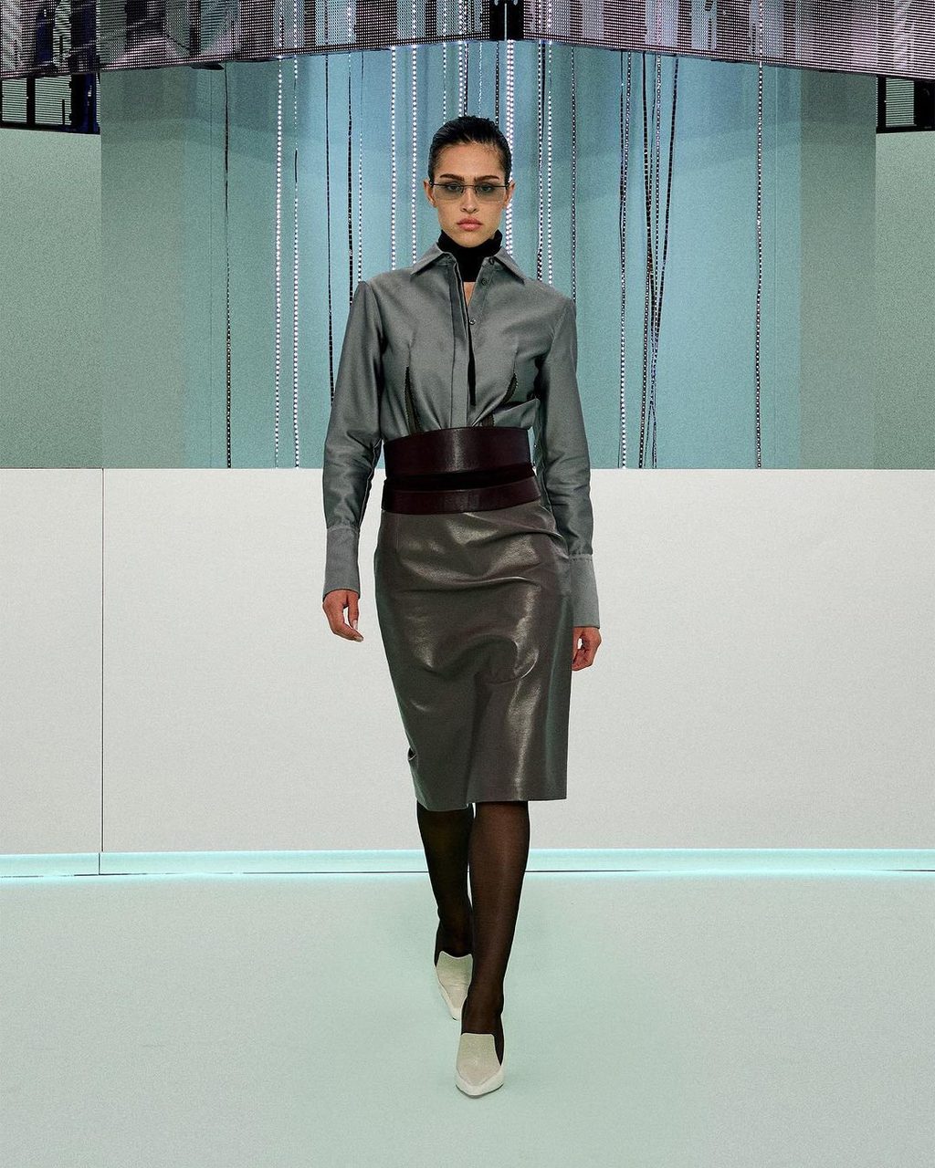 BOSS took the boardroom to the future for SS24