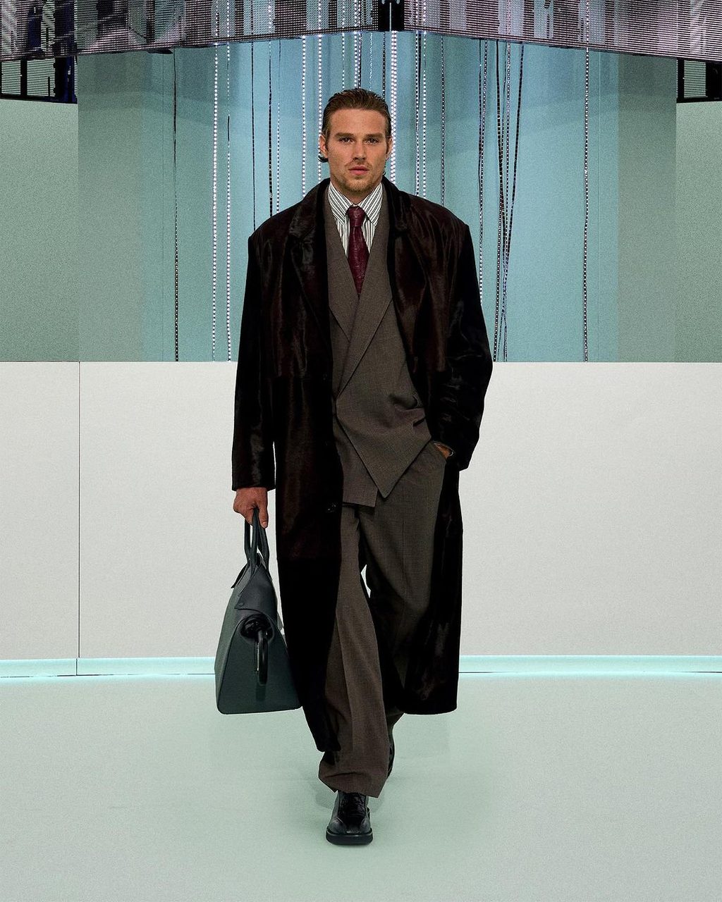 BOSS took the boardroom to the future for SS24