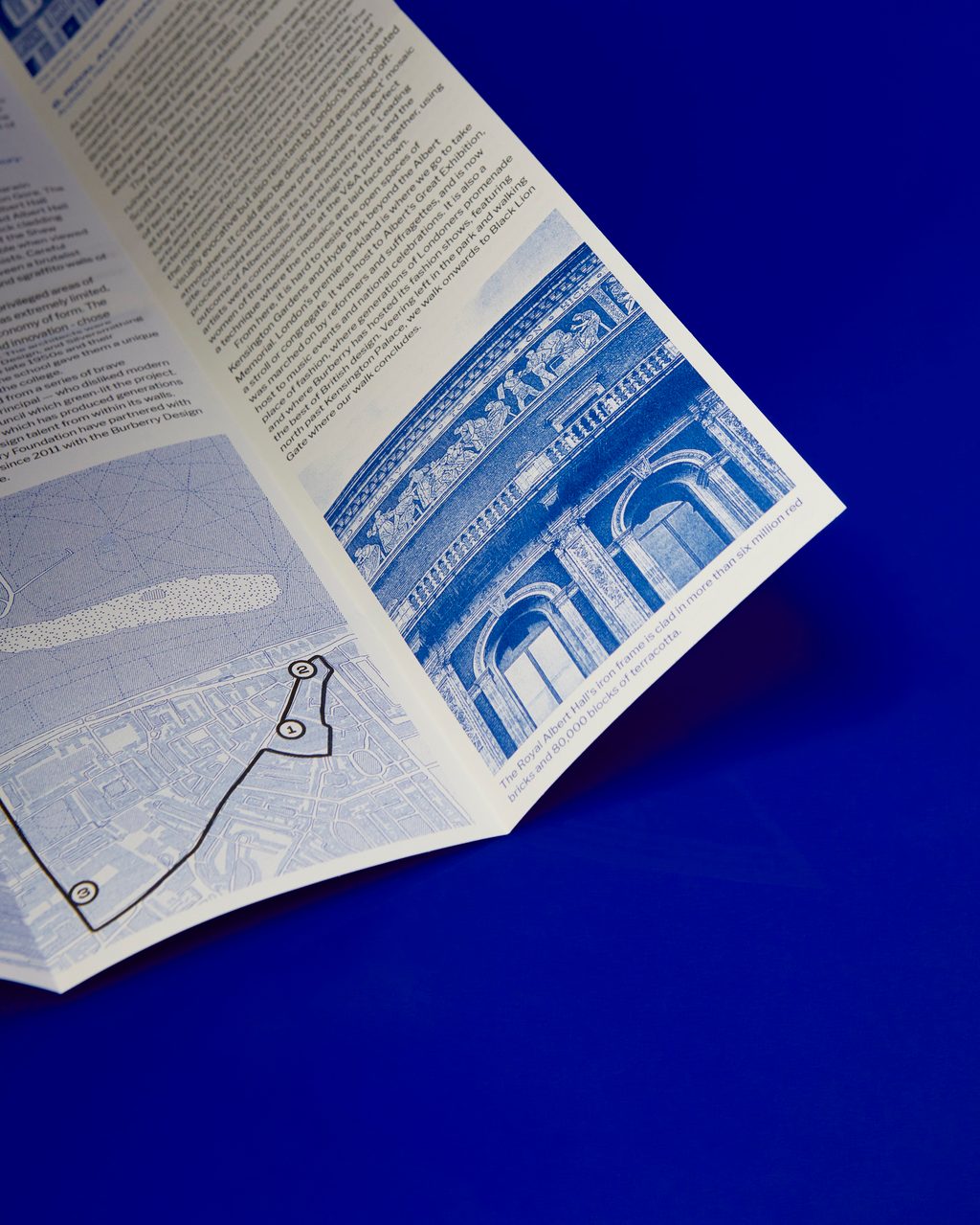 Burberry and Harrods are turning the town blue
