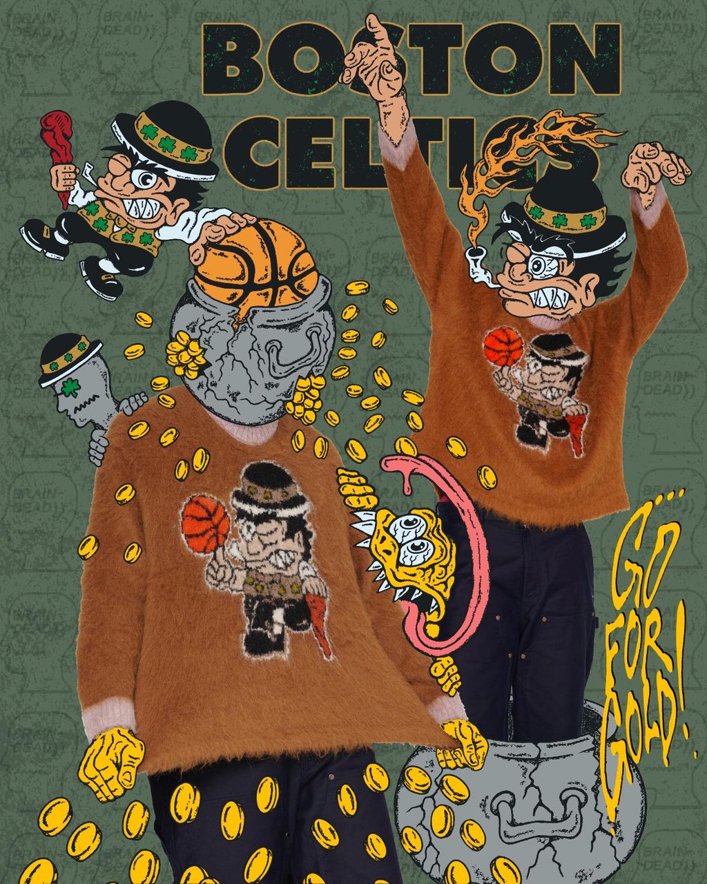 Brain Dead is celebrating the fans with its NBA collaboration