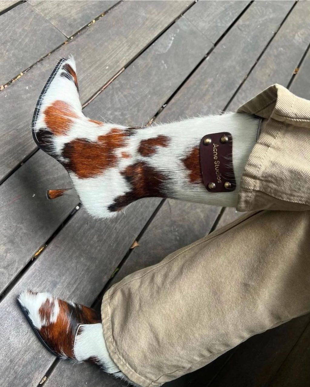 Why is fashion obsessed with hairy shoes atm?