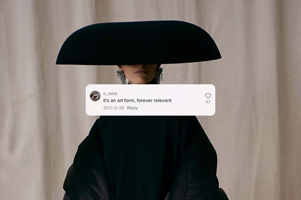 WHAT THE CULTED COMMUNITY THINKS OF COUTURE