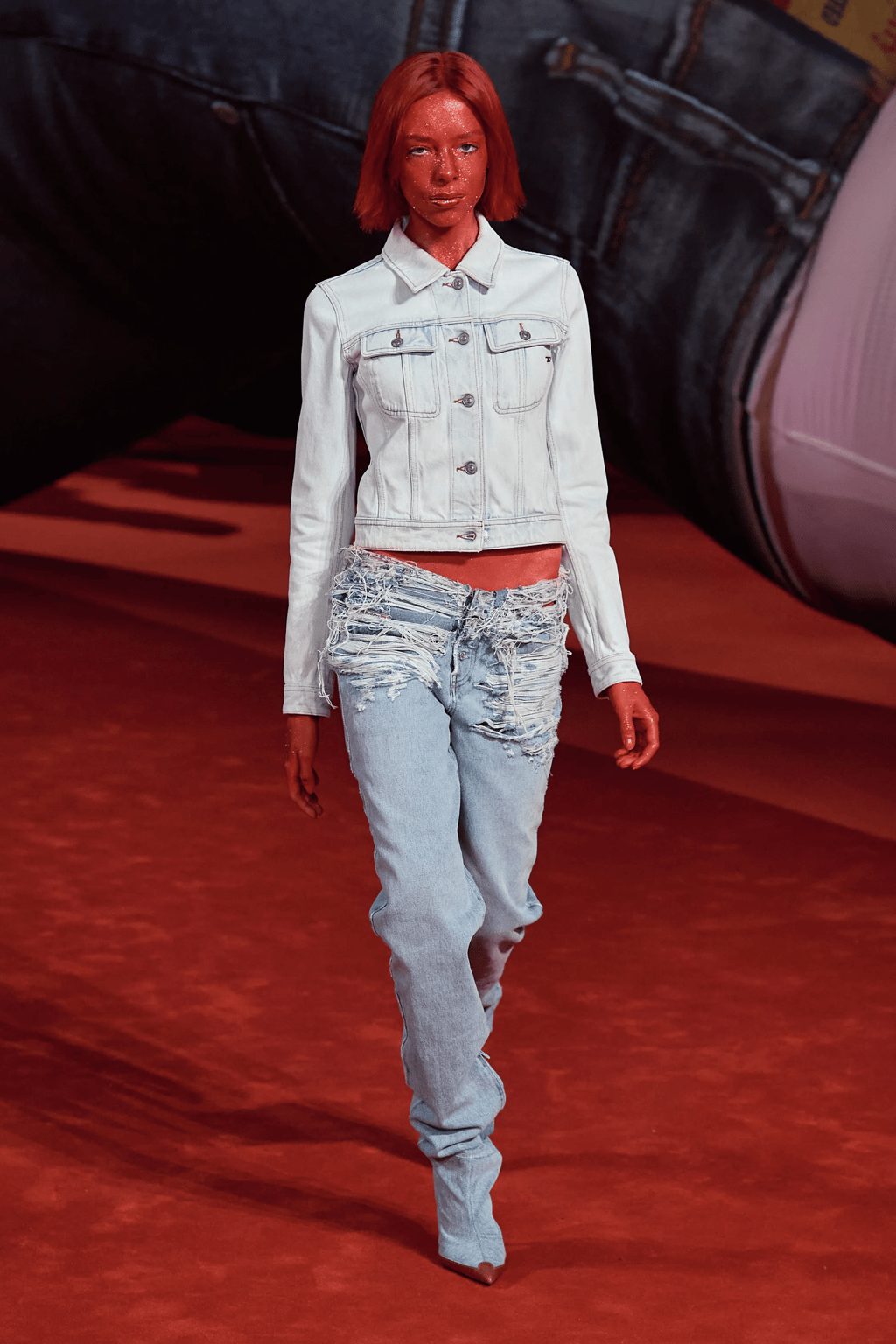 PUT THAT PEDAL TO THE METAL: DIESEL'S MILAN AW22 COLLECTION WAS A REVVED UP DENIM DEDICATION