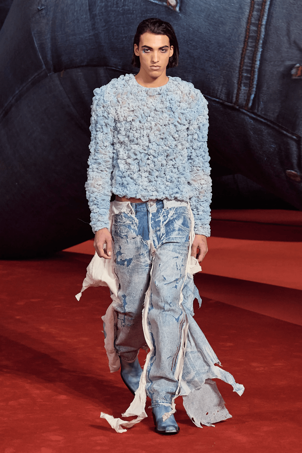 PUT THAT PEDAL TO THE METAL: DIESEL'S MILAN AW22 COLLECTION WAS A REVVED UP DENIM DEDICATION