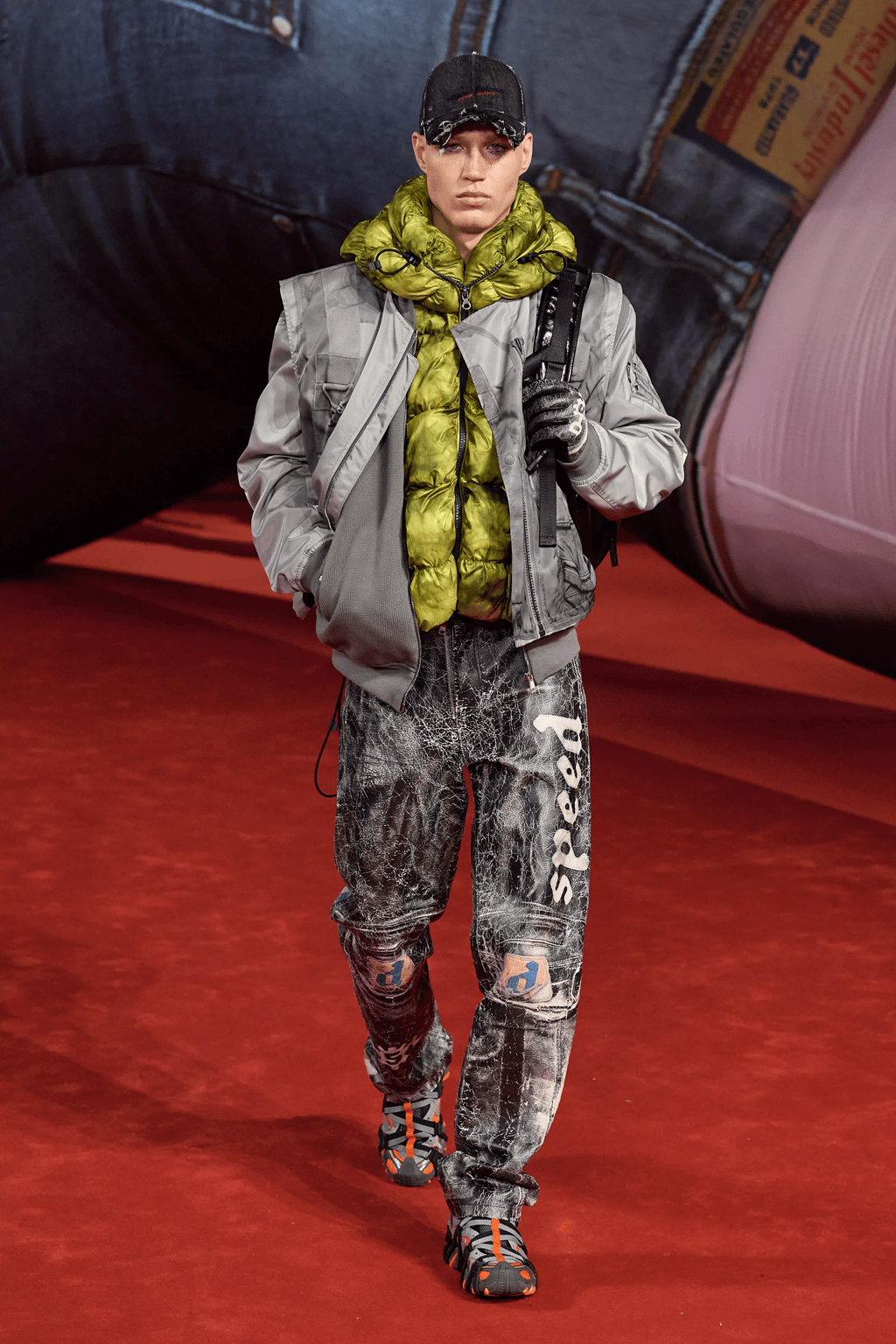 PUT THAT PEDAL TO THE METAL: DIESEL'S MILAN AW22 COLLECTION WAS A REVVED UP DENIM DEDICATION