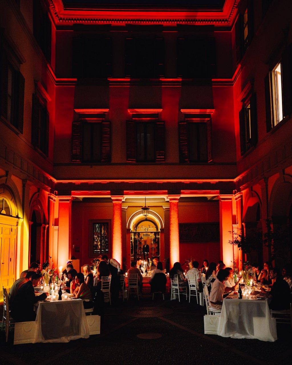 We hosted Culted friends & family in Milan for dinner, drinks & ellesse