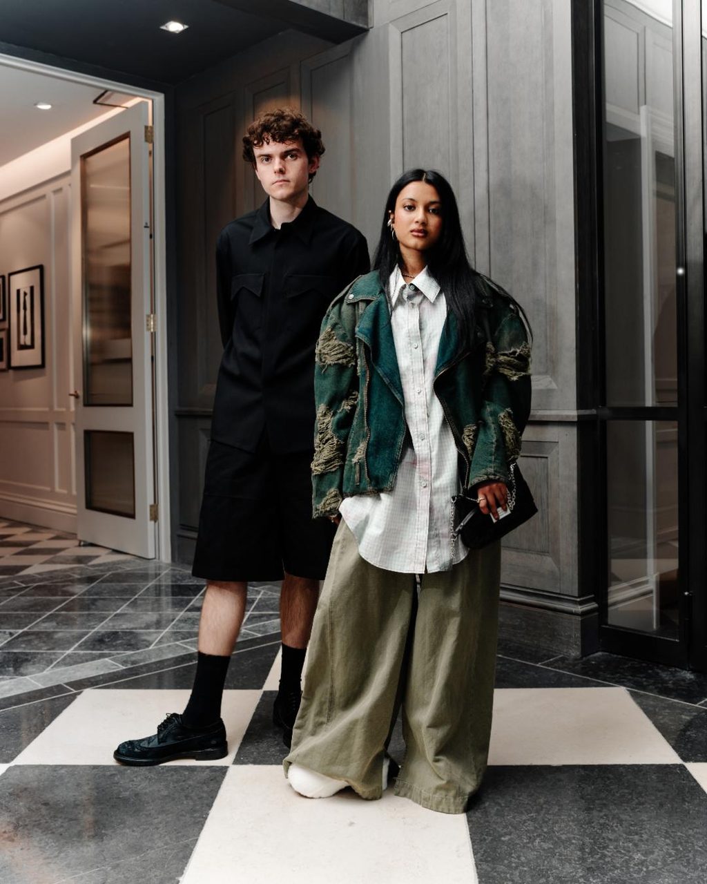 Outfits against the clock at Bicester Village
