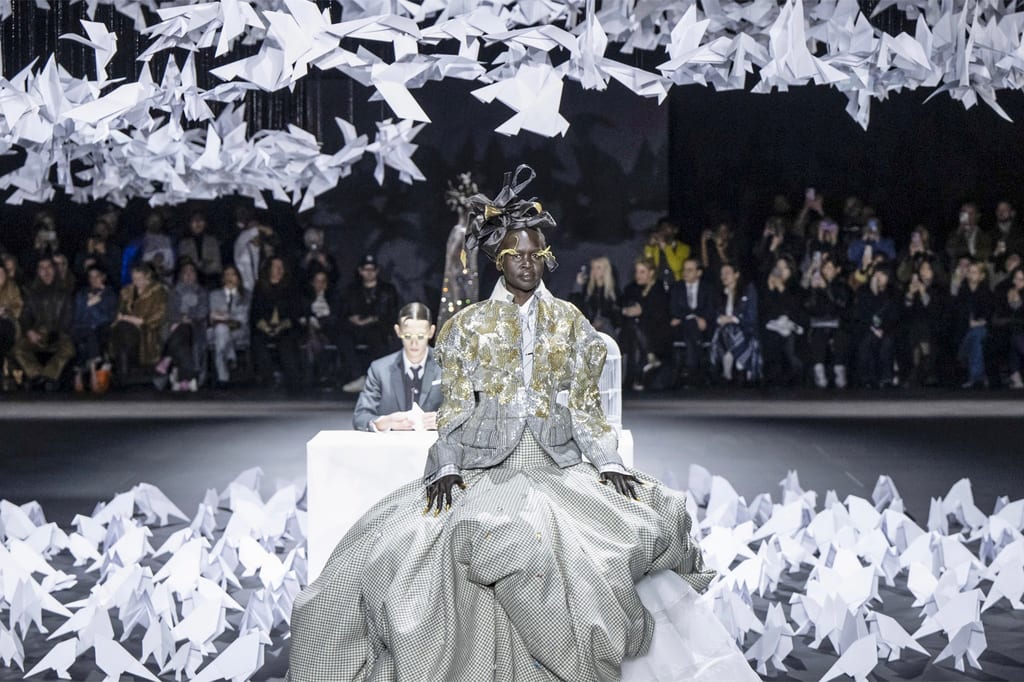 Thom Browne serves up an austere Alice in Wonderland for FW25