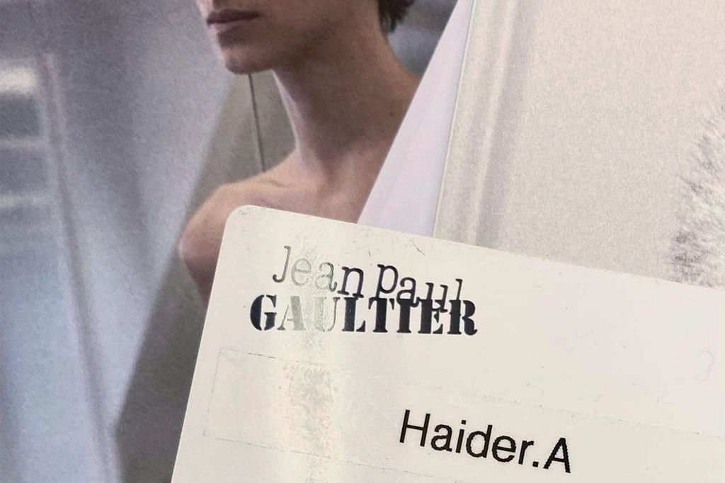 HAIDER ACKERMANN’S JEAN PAUL GAULTIER WAS AN ODE TO OLD COUTURE