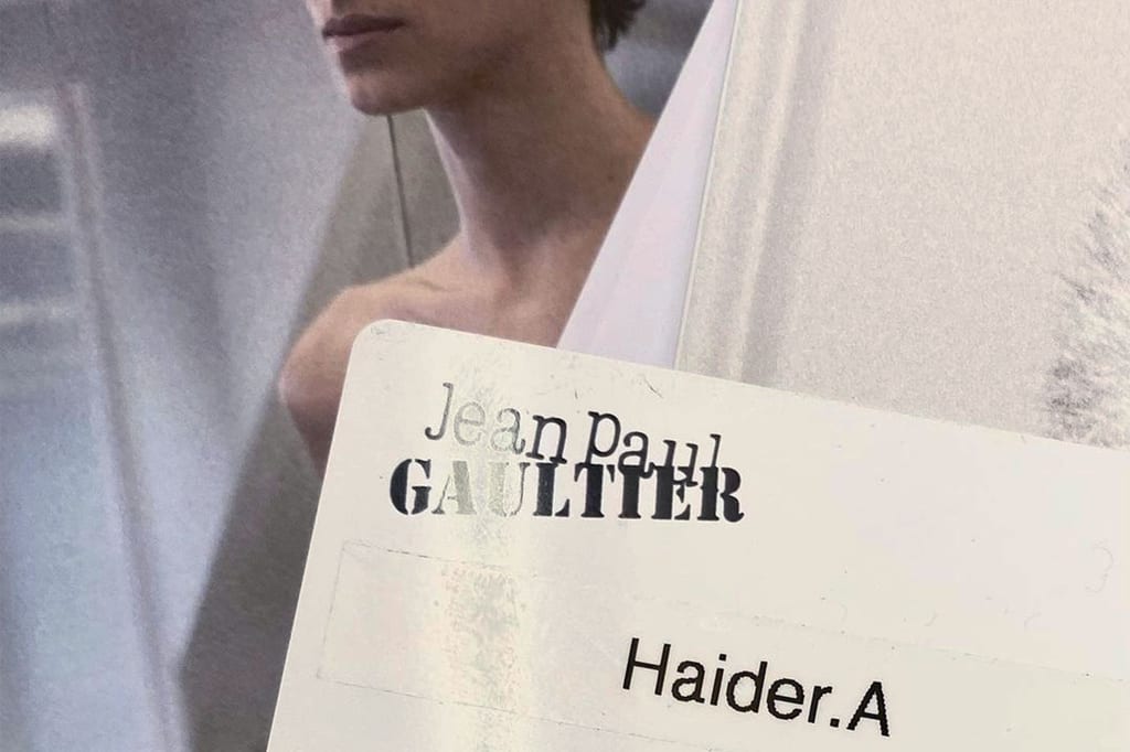 HAIDER ACKERMANN’S JEAN PAUL GAULTIER WAS AN ODE TO OLD COUTURE