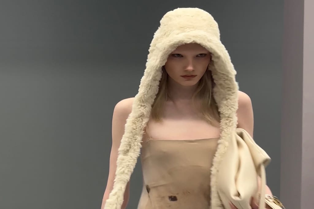 There are two wolves inside Acne Studios FW25