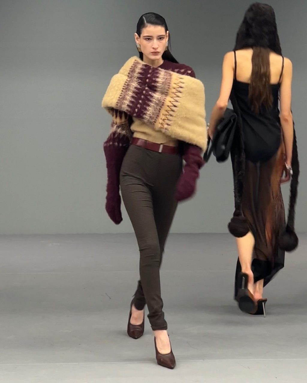 There are two wolves inside Acne Studios FW25