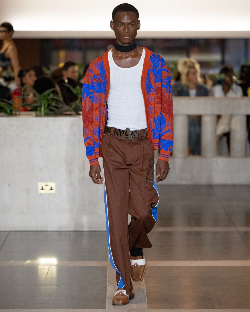 AHLUWALIA SS24 "Acknowledgments" told stories through movement and colour