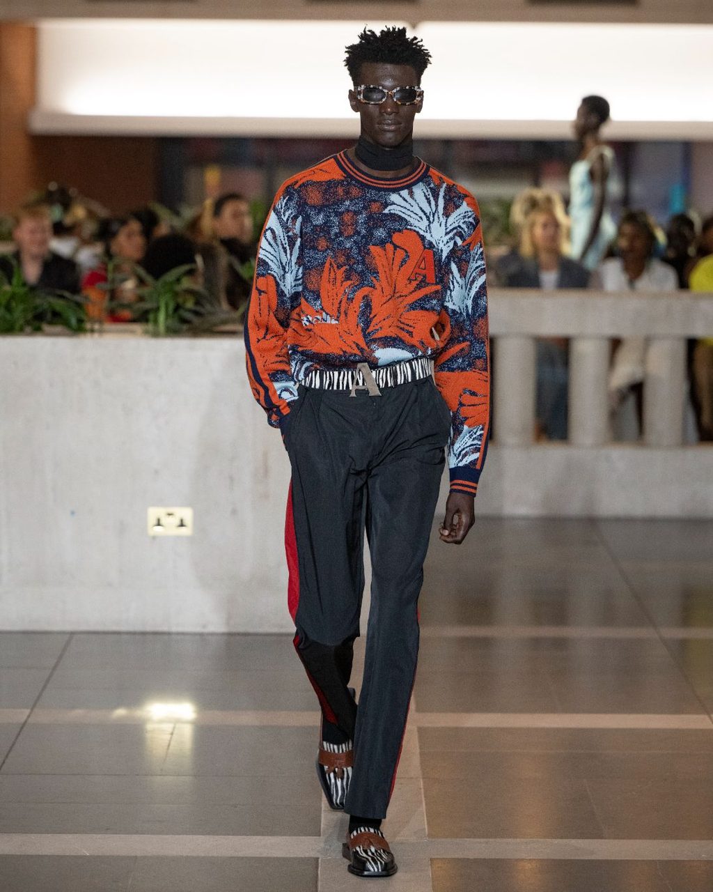 AHLUWALIA SS24 "Acknowledgments" told stories through movement and colour