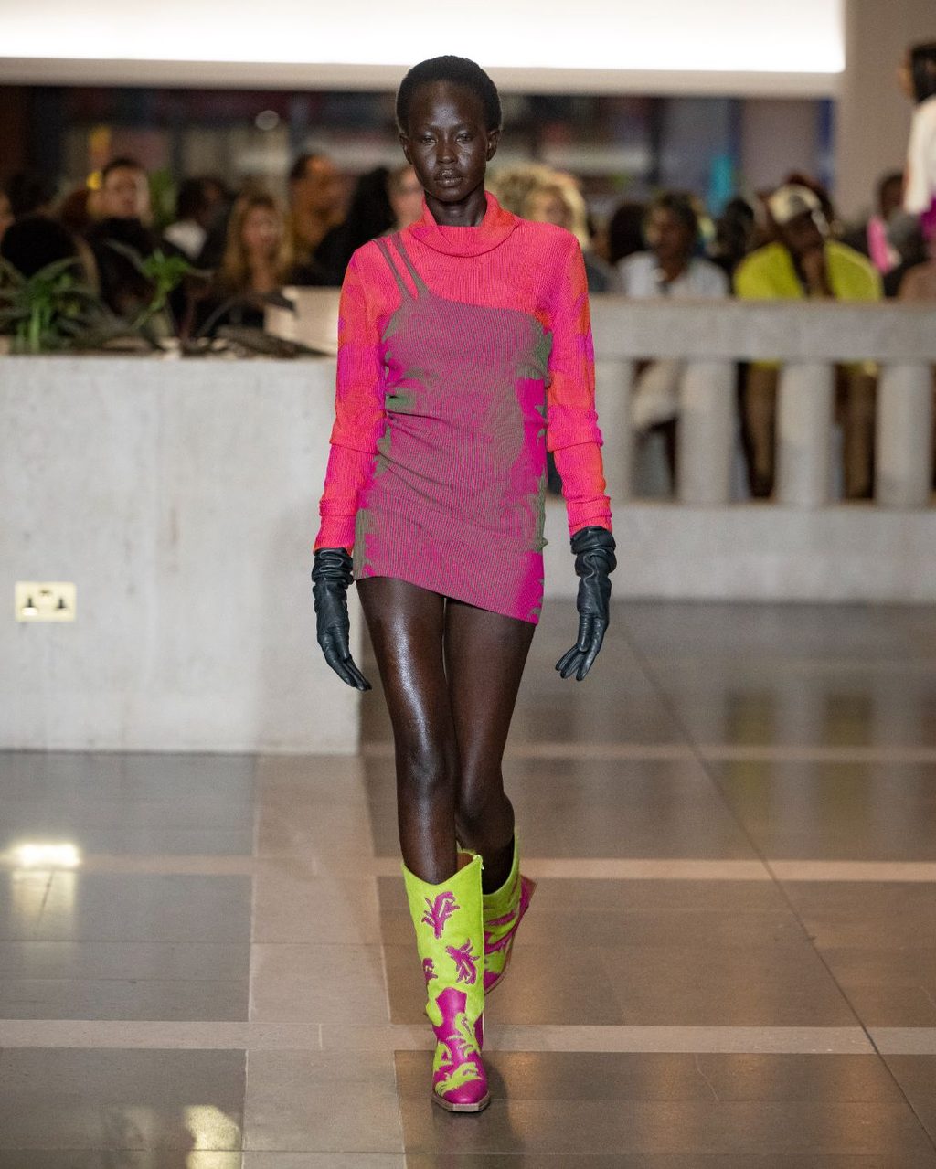 AHLUWALIA SS24 "Acknowledgments" told stories through movement and colour