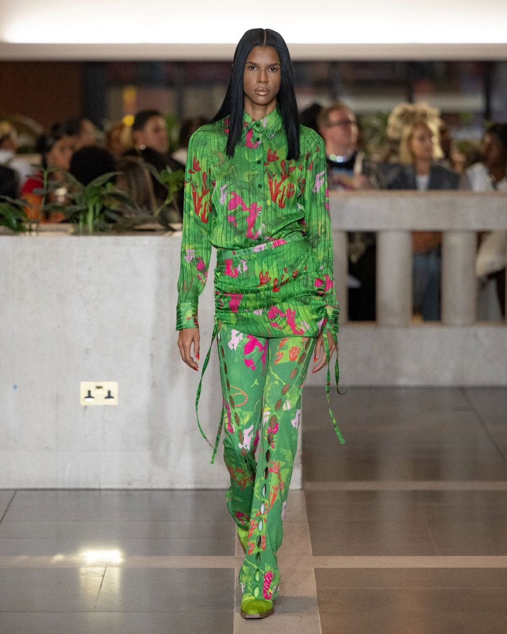 AHLUWALIA SS24 "Acknowledgments" told stories through movement and colour