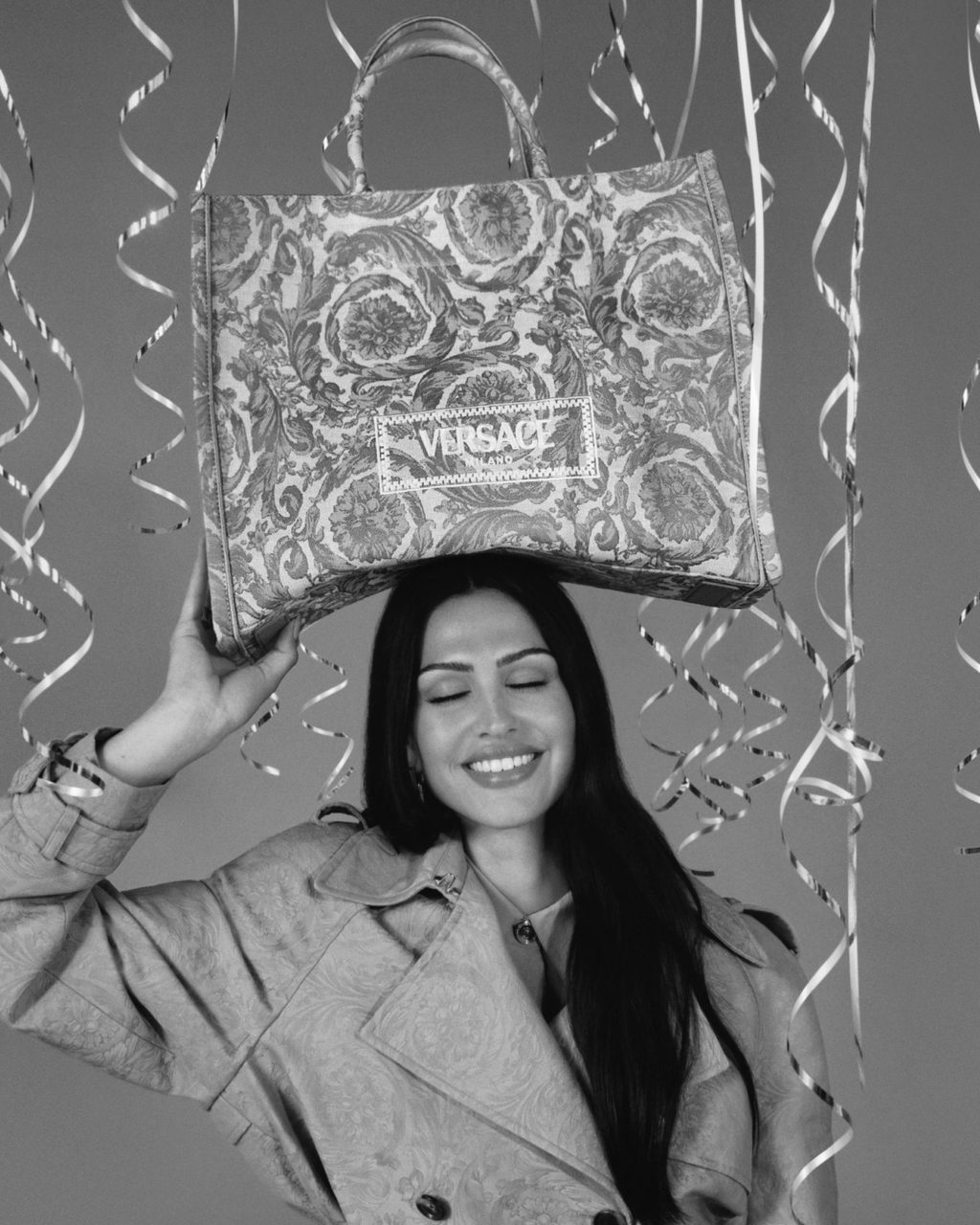 Unwrap your Versace gift this Holiday season with Hyunjin and Amelia Gray
