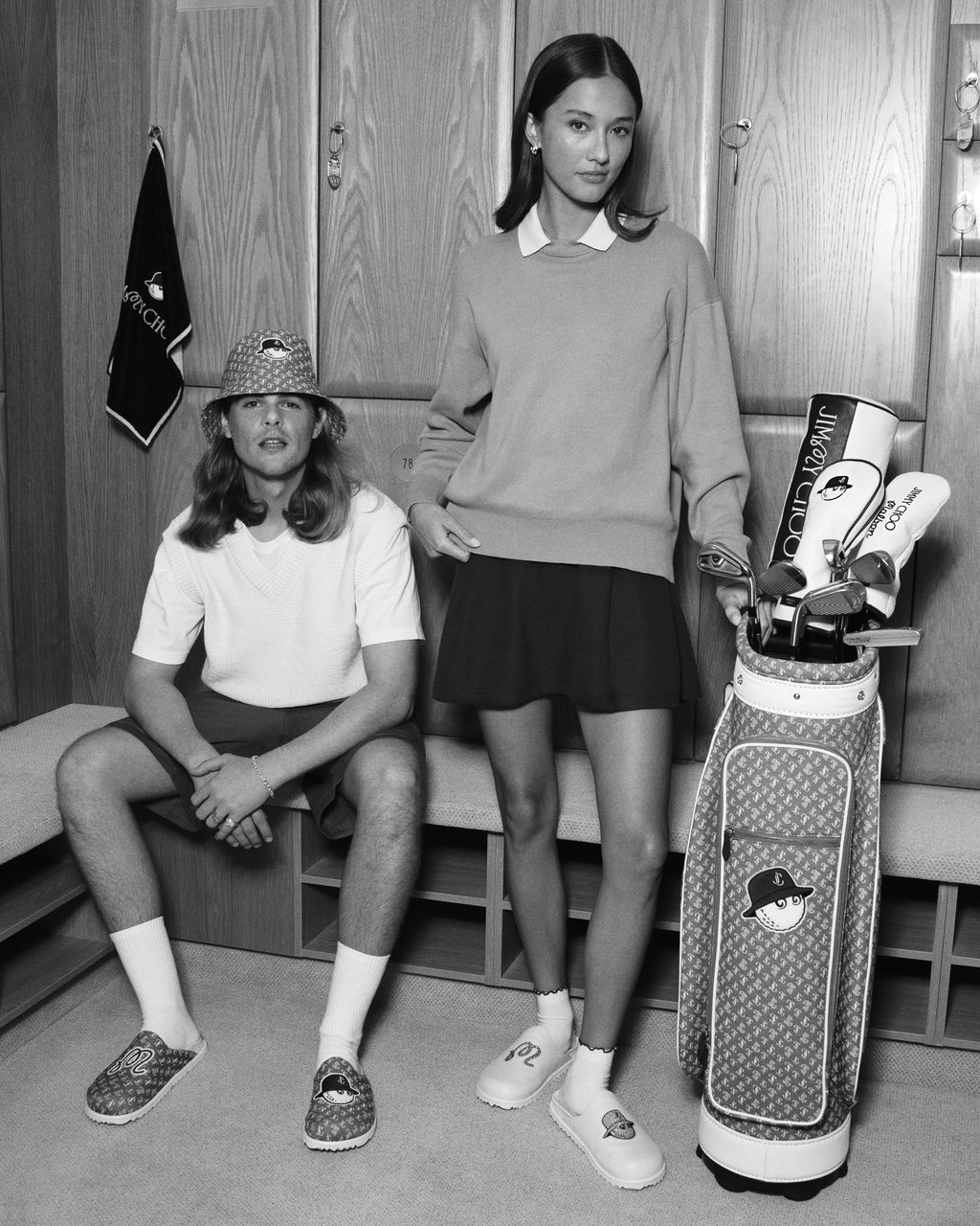 Jimmy Choo / Malbon is a lesson in looking good on the golf course
