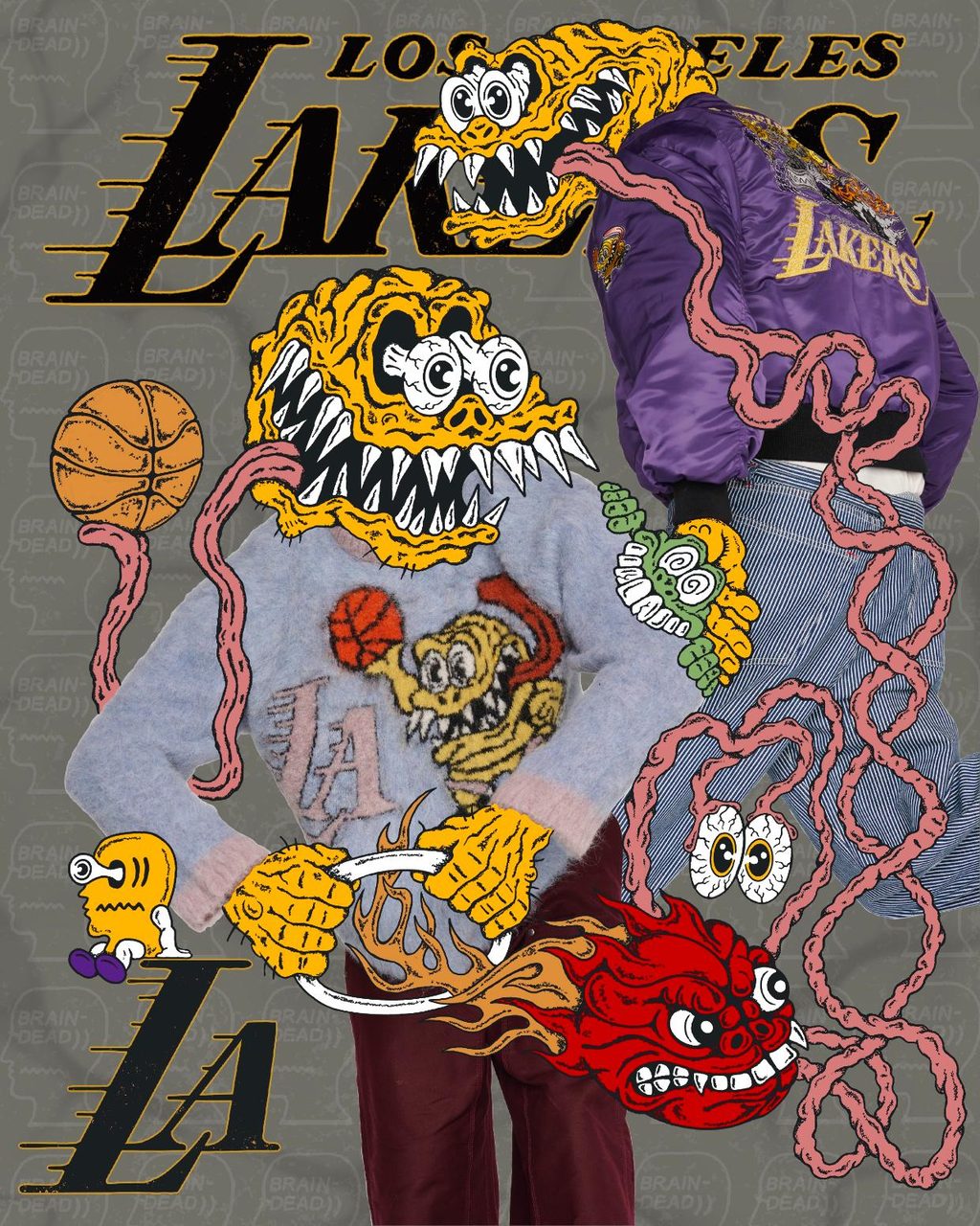 Brain Dead is celebrating the fans with its NBA collaboration