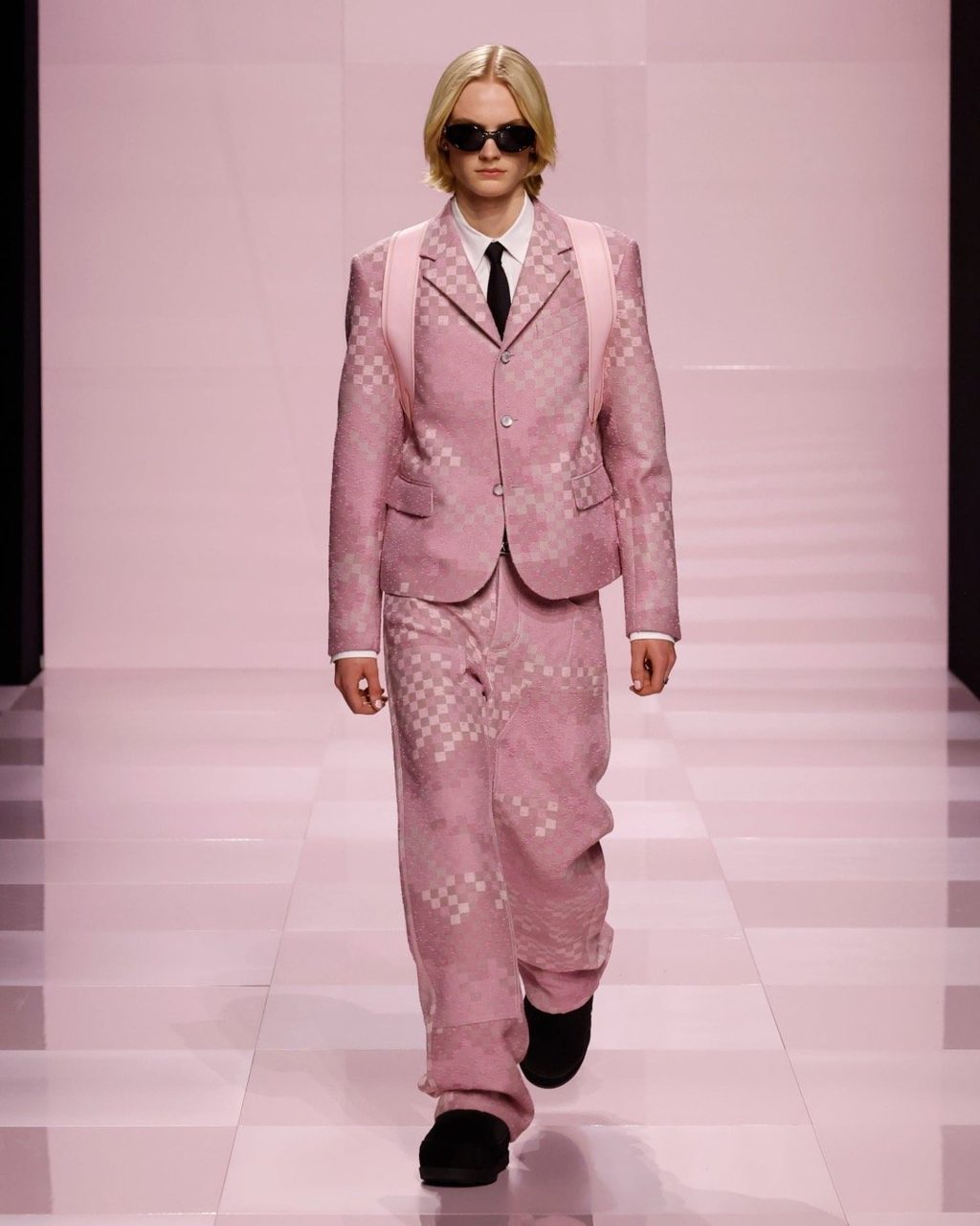 Logo-mania became print-mania on the runway at FW25