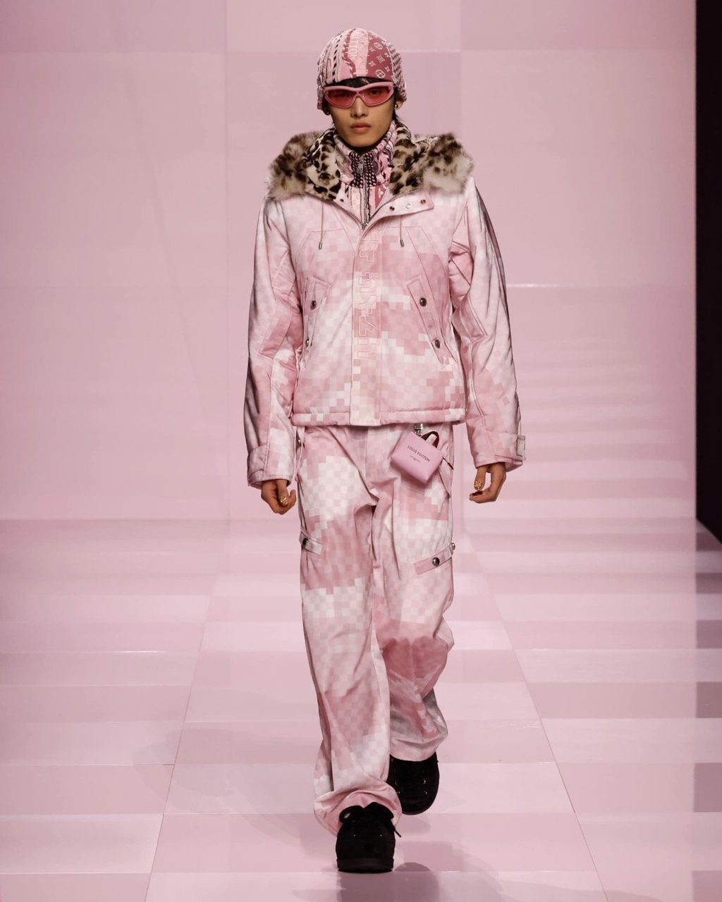 Logo-mania became print-mania on the runway at FW25
