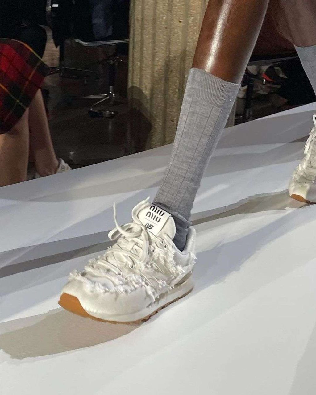 MIU MIU X NEW BALANCE: THE NEW 574’S TEASED AT PFW