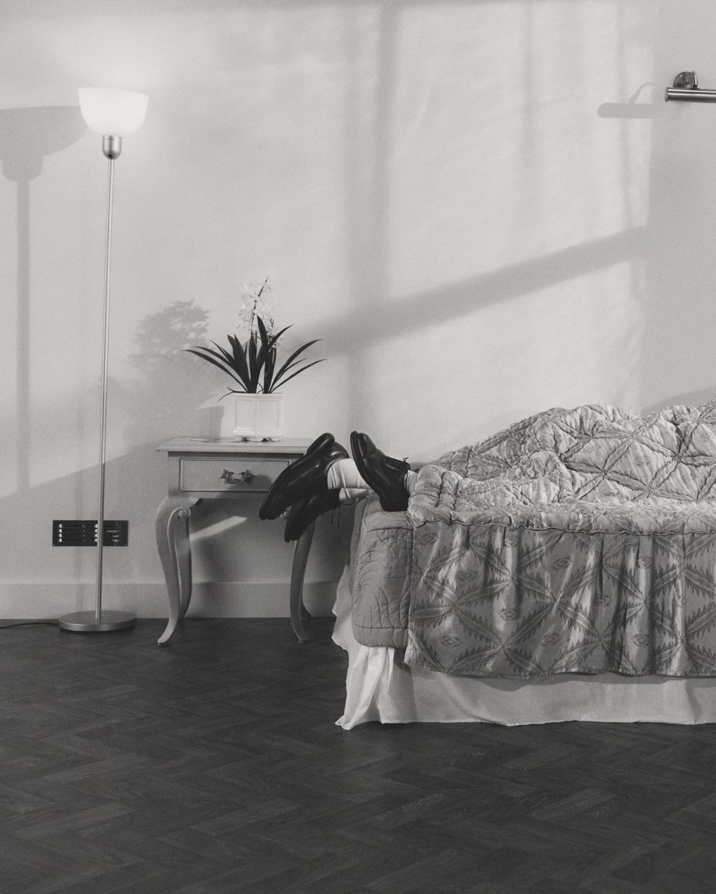 Martine Rose is cozying up in bed with Clarks