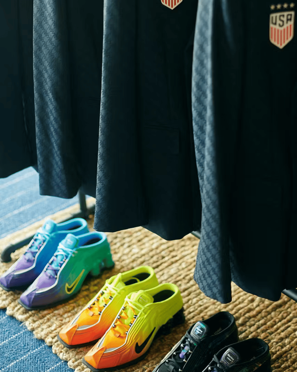 Footballers score in fashion too