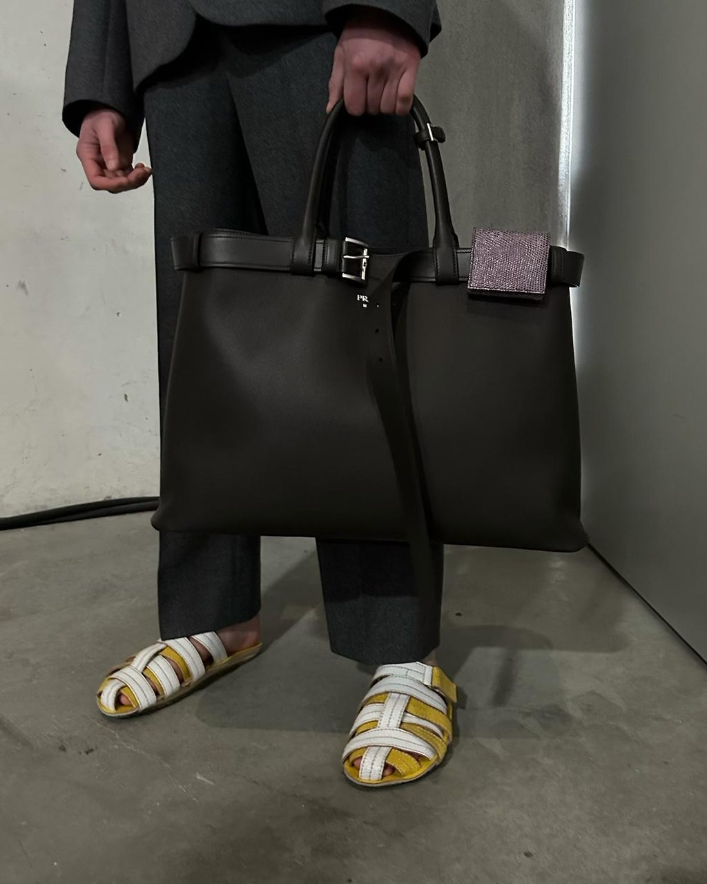 Key pieces from Prada’s Fall/Winter 2024 collection: swim caps, smart ties & more