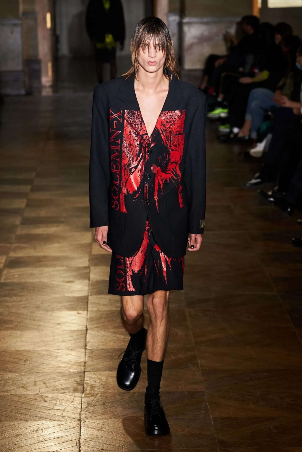 RAF SIMONS SS22: "UNIFORM ON A BOY, AND MORE COUTURE ON A GIRL"