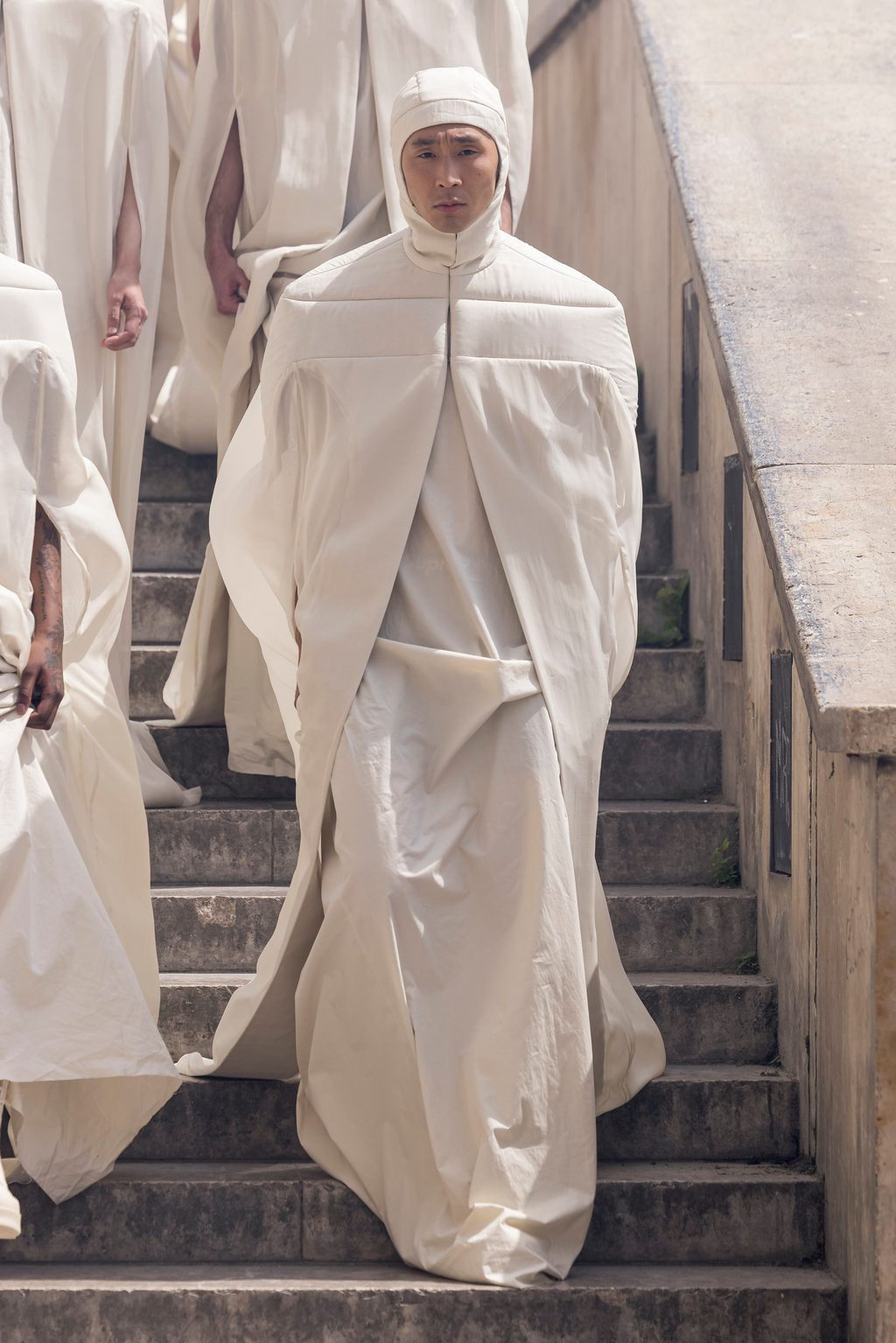 Rick Owens recruited 200 students to join his army of love for SS25