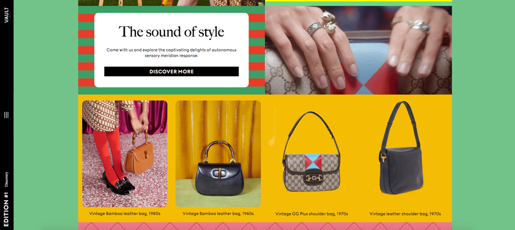 ENTER THE VAULT, GUCCI’S ONLINE ARCHIVE, LAB AND LIBRARY