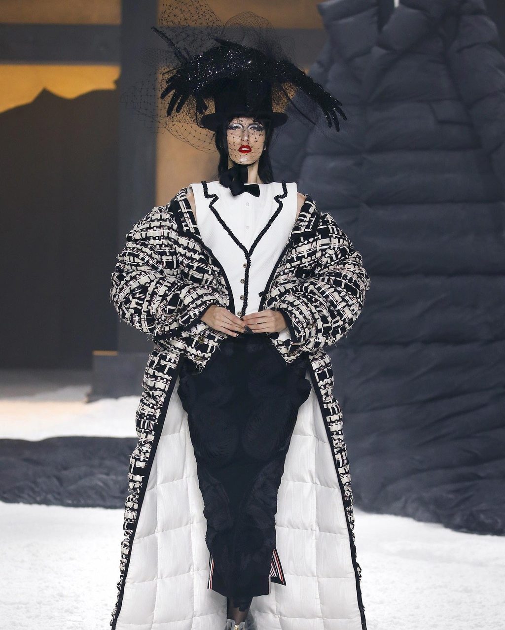 Thom Browne FW24 was a snowy escape into the land of Poe