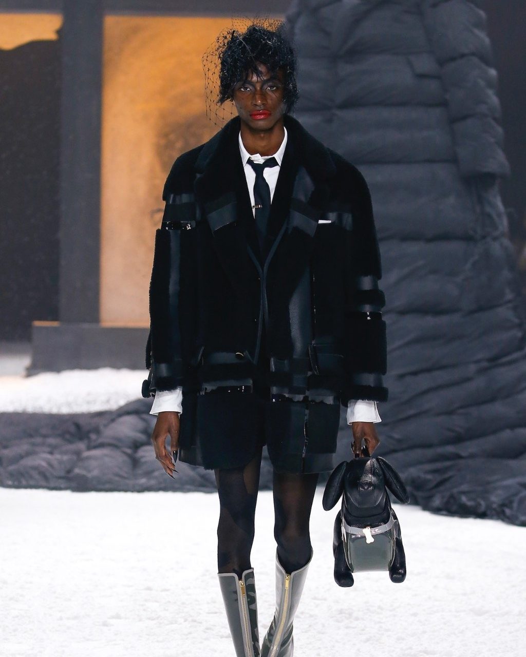 Thom Browne FW24 was a snowy escape into the land of Poe
