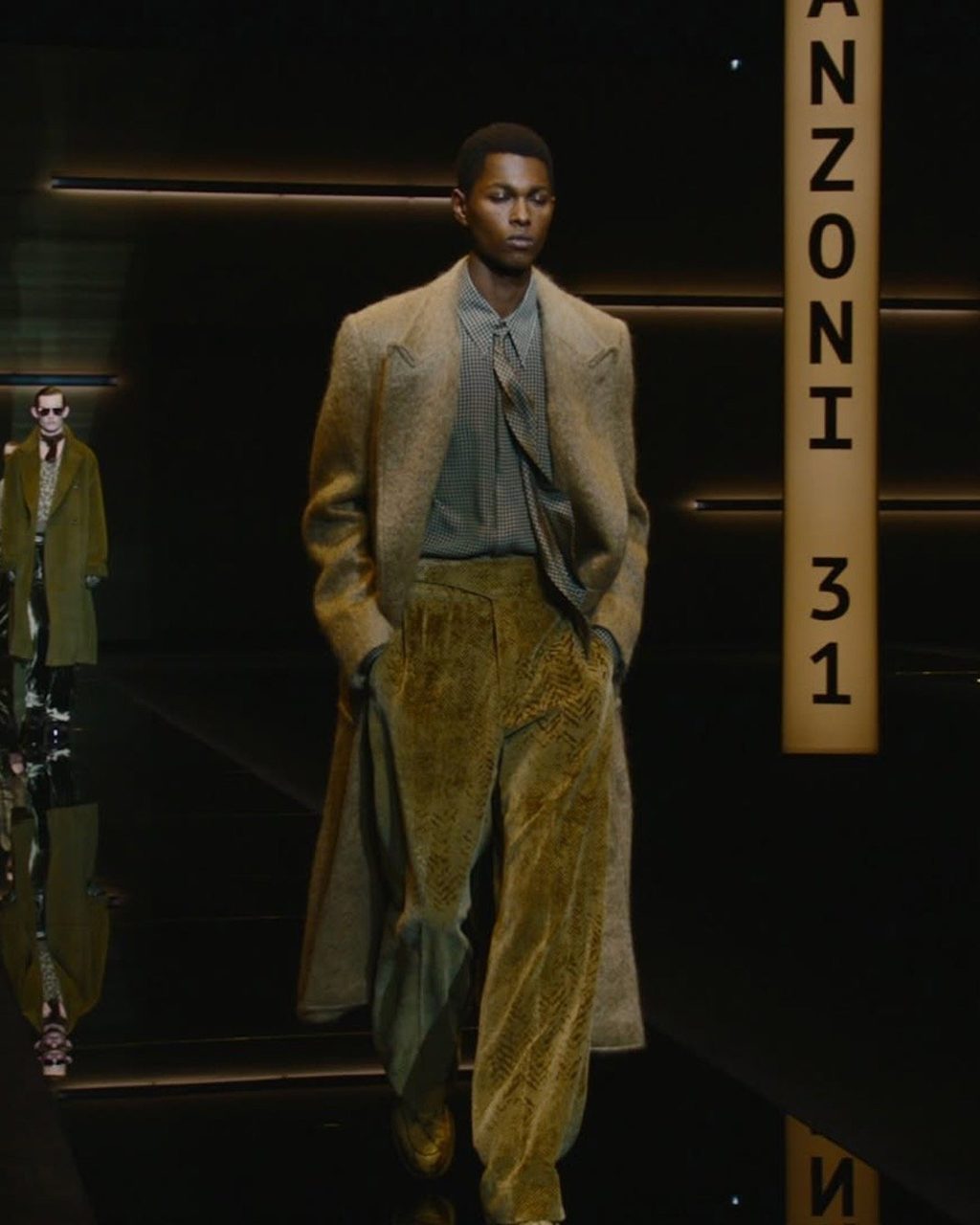 Gorpcore, animal print, and everything in between at Emporio Armani FW25