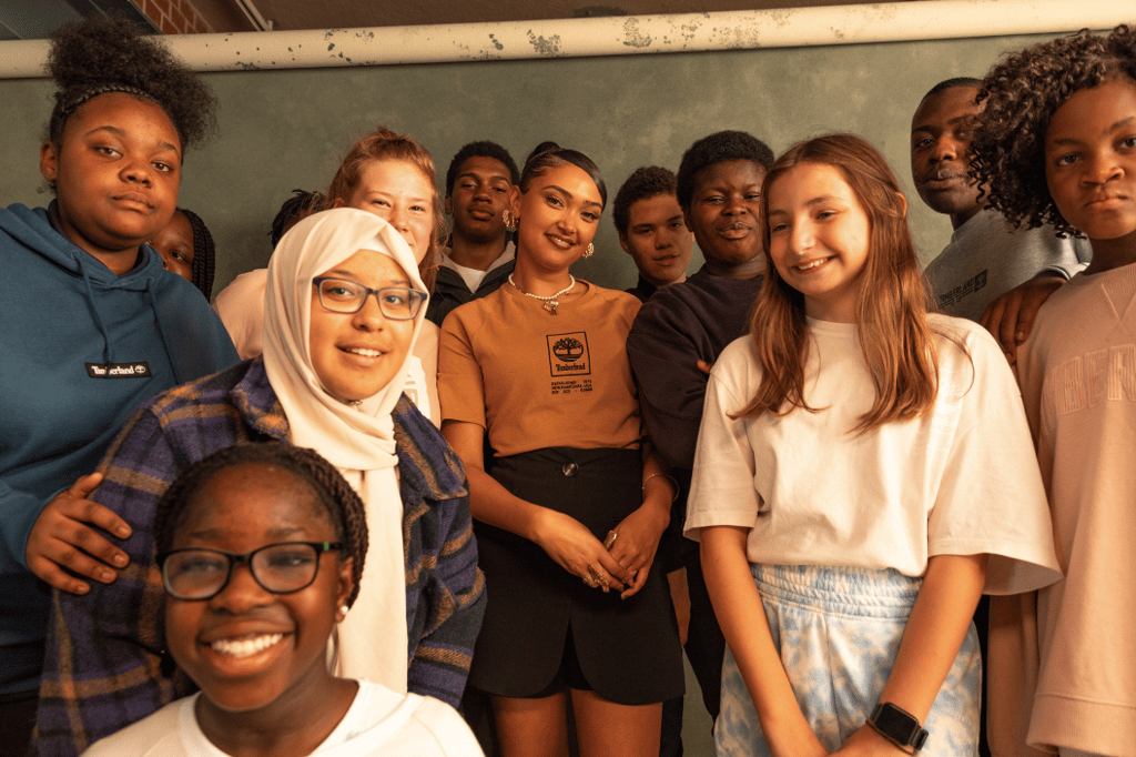 JOY CROOKES TEAMS UP WITH TIMBERLAND TO CULTIVATE CREATIVE OPPORTUNITIES IN HER SOUTH-EAST LONDON COMMUNITY