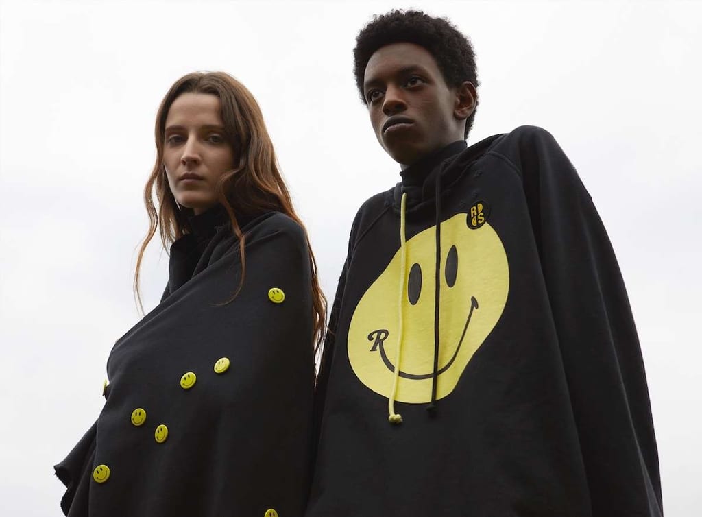 RAF SIMONS & THE SMILEY GO WAY BACK