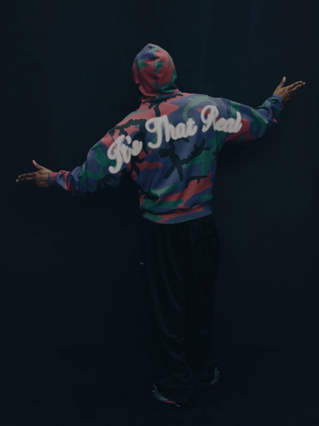 Gabriel Moses photographed himself for his new Corteiz collaboration