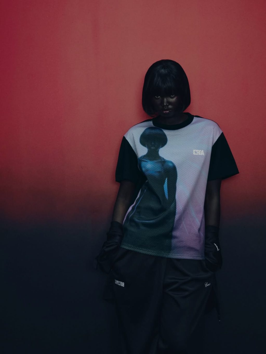 Gabriel Moses photographed himself for his new Corteiz collaboration